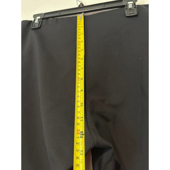SHAN Size 14 Stretch Quiet Luxury Legging Black Plus Skinny Ankle Work Pants - Picture 7 of 11